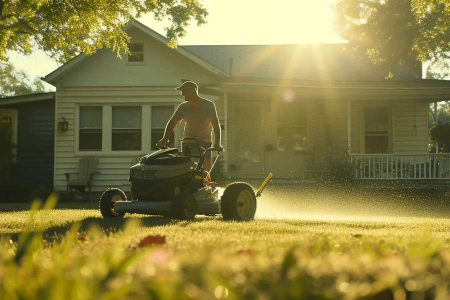 electric push mower